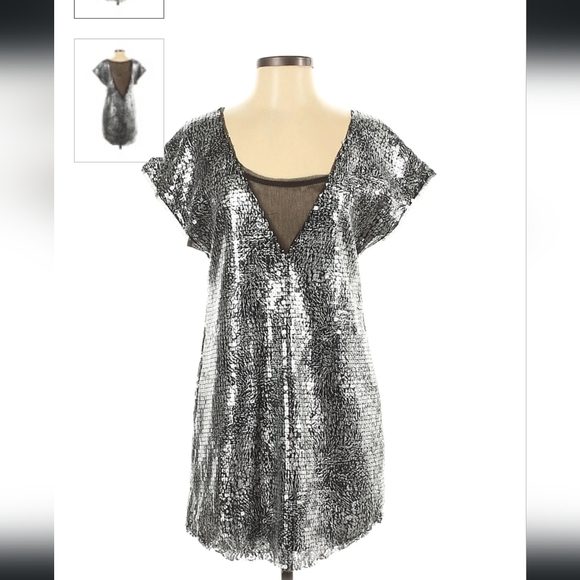 NWT Free People Sequin Cocktail Dress - Picture 1 of 8